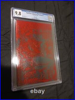 Avatar Nightmare On Elm Street Fearbook #1 Cgc 9.8 Red Leather Vhtf New Case