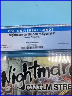 Avatar Press Comics Nightmare On Elm Street 1 CGC Graded 9.8