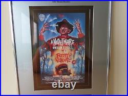 BVA Nightmare on Elm Street 2 Award Plaque Horror VHS Memorabilia Freddy Krueger