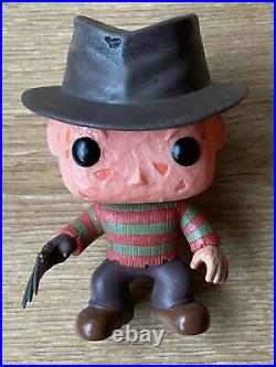 Boxed Funko Pop! #02 Nightmare on Elm Street Freddy Krueger Glow Chase