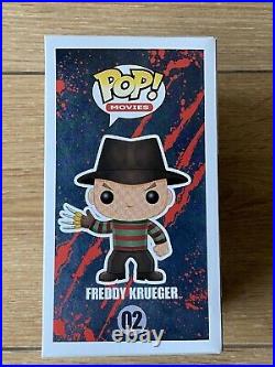 Boxed Funko Pop! #02 Nightmare on Elm Street Freddy Krueger Glow Chase