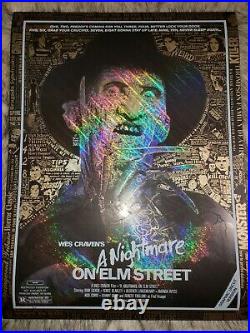 Brian Ewing A Nightmare On Elm Street Foil Freddy Krueger Not Mondo Sold Out 15
