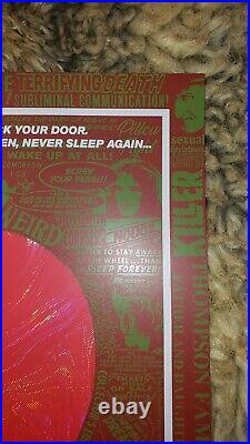 Brian Ewing Nightmare On Elm Street Freddy Krueger Lava Foil Print Poster Mondo