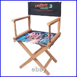 DECORSOME NIGHTMARE ON ELM STREET DIRECTORS CHAIR Limited Ed -Horror, Movies