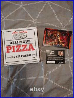 Extremely Rare! Nightmare on Elm Street 4 Pizza Box Prop Hand Signed Lisa Wilcox