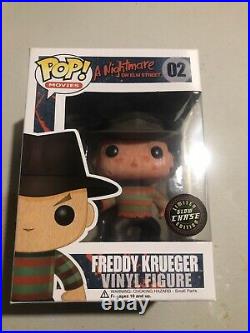 FUNKO POP Freddy Krueger 02 Glow Chase GITD Nightmare on Elm Street Same Day FS