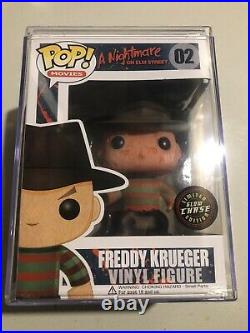 FUNKO POP Freddy Krueger 02 Glow Chase GITD Nightmare on Elm Street Same Day FS