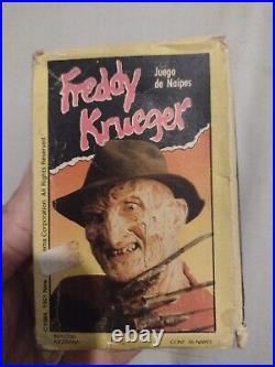 Freddy Krueger Collectable Cards includes 35 cards extremely rare 1991 Argentina