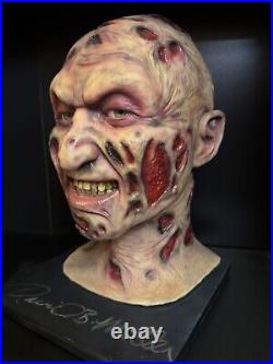 Freddy Krueger Display Bust Head Nightmare On Elm Street Horror Prop