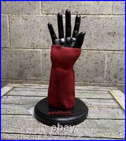 Freddy Krueger Glove Stand Display with Sweater A Nightmare On Elm Street Prop