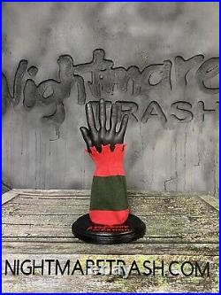 Freddy Krueger Glove Stand Display with Sweater A Nightmare On Elm Street Prop