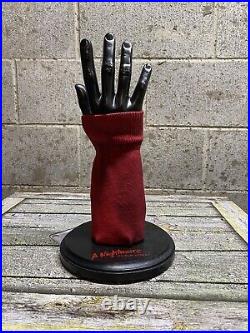 Freddy Krueger Glove Stand Display with Sweater A Nightmare On Elm Street Prop