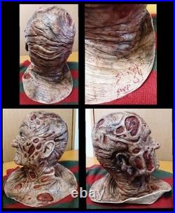 Freddy Krueger Mask A Nightmare On Elm Street Movie signed studio Halloween