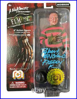 Freddy Krueger Mego 8 Figure Signed by Robert Englund 100% Authentic With COA