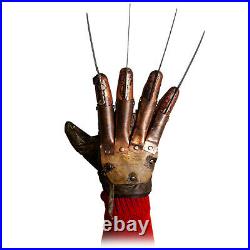 Freddy Krueger Nightmare On Elm Street Deluxe Halloween Costume Metal Glove Prop