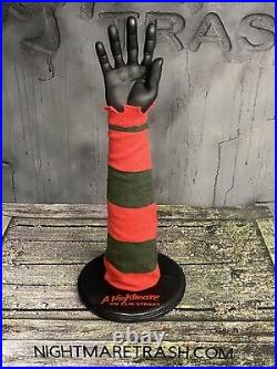 Freddy Krueger Power Glove Stand Display with Sweater A Nightmare On Elm Street