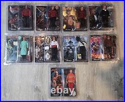 Freddy Krueger Set Of 9 NECA 8 retro cloth figures A Nightmare On Elm Street