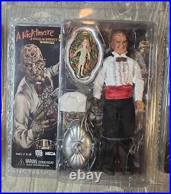 Freddy Krueger Set Of 9 NECA 8 retro cloth figures A Nightmare On Elm Street