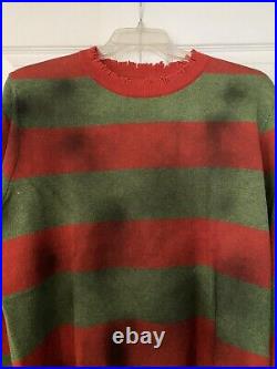 Freddy Krueger Sweater Nightmare Elm Street 2 Jason Myers Leatherface Glove Mask