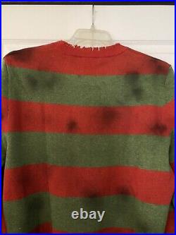 Freddy Krueger Sweater Nightmare Elm Street 2 Jason Myers Leatherface Glove Mask