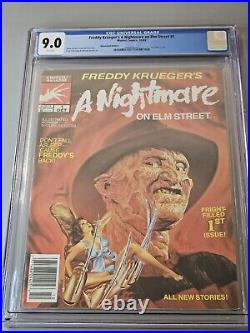 Freddy Krueger's A Nightmare on Elm Street #1 CGC 9.0 Newstand Edition