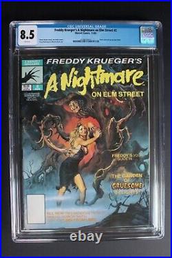 Freddy Krueger's A Nightmare on Elm Street #2 Marvel 2nd COMIC 1989 CGC VF+ 8.5
