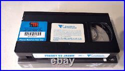 Freddy vs jason VHS Pal Small Box Ex rental nightmare on elm street Friday 13th