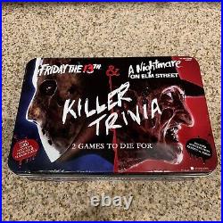 Friday the 13th & A Nightmare On Elm Street Killer Trivia Game NEVER PLAYED