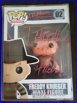 Funko Pop Freddy Krueger Robert England Autograph A Nightmare On Elm Street