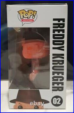 Funko Pop! Vinyl Freddy Krueger #02 Nightmare On Elm Street GLOW CHASE Rare