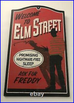 GFA A Nightmare on Elm Street JIM DOYLE Signed Freddy Krueger Sign MH2 COA