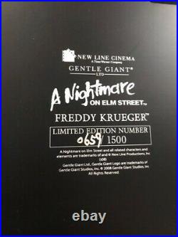 Gentle Giant Freddy Krueger A Nightmare On Elm Street Limited Edition Statue