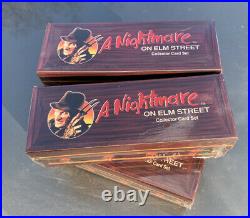 Impel A Nightmare On Elm Street Trading Card Set One Lot Of Four Sealed Sets
