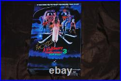 Ken Sagoes Signed Freddy Figure NECA Reel Toys A Nightmare on Elm Street 3