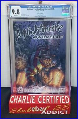 Limited To 1250 Cgc 9.8 A Nightmare On Elm Street Paranoid #2 Platinum Foil