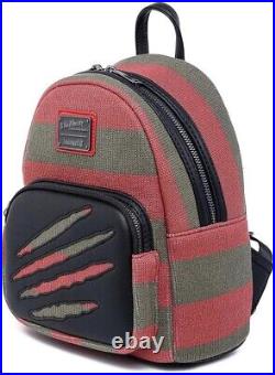 Loungefly A Nightmare On Elm Street Freddy Krueger Mini Backpack NWT In Hand