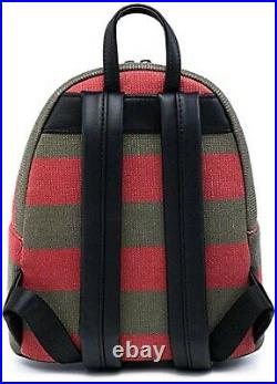 Loungefly A Nightmare On Elm Street Freddy Krueger Sweater Mini Backpack NWT