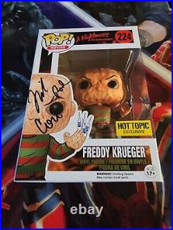 MARK PATTON signed FUNKO POP A Nightmare Elm Street 2 Jesse Freddy Krueger