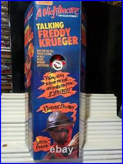Matchbox 1989 Nightmare on Elm Street FREDDY KRUEGER DOLL Figure He STILL TALKS