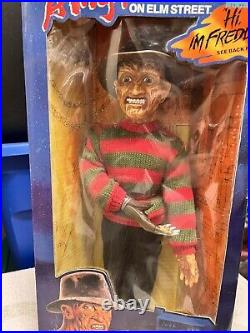 Matchbox Freddy Krueger Talking Figure Nightmare on Elm Street 1989  18in Tall for sale online 