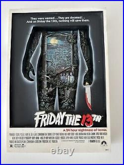 Mcfarlane Horror Rare 3d Posters Friday 13th Nightmare On Elm Street Halloween