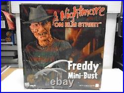NECA Reel Toys A Nightmare on Elm Street FREDDY Kreuger Resin Mini Bust