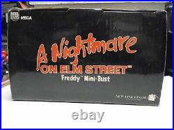 NECA Reel Toys A Nightmare on Elm Street FREDDY Kreuger Resin Mini Bust
