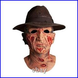 NIGHTMARE ON ELM STREET DELUXE FREDDY MASK WITH HAT Trick or Treat Studios