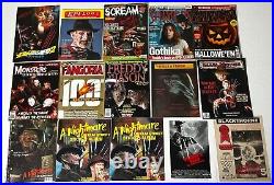 NIGHTMARE ON ELM STREET Movie Magazine Sticker Album 15pc Lot Freddy Krueger