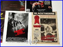NIGHTMARE ON ELM STREET Movie Magazine Sticker Album 15pc Lot Freddy Krueger
