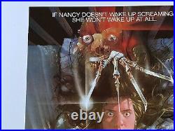 NIGHTMARE ON ELM STREET Movie REPRINT Horror Poster HAND SIGNED with NOTES