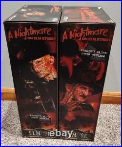 Neca Nightmare On Elm Street Freddy Krueger Prop Replic Glove Set Case Fresh
