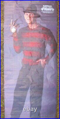 New Sealed! NIGHTMARE ON ELM STREET 4 1988 Door Poster Dream Master Freddy Media