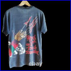 Nightmare On Elm Street 4 Freddy Super Greek 80S Vintage T-Shirt RARE